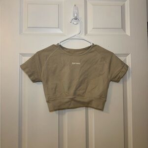 DFYNE Tan Crop Top